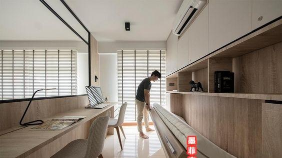 他家110㎡客厅单独规划出书房，看似占地，实则解决3大问题