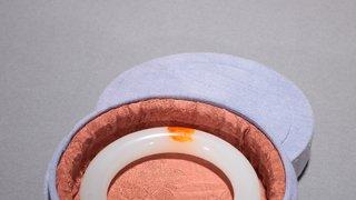 翡翠|和田玉籽料原皮料圆条手镯套盒