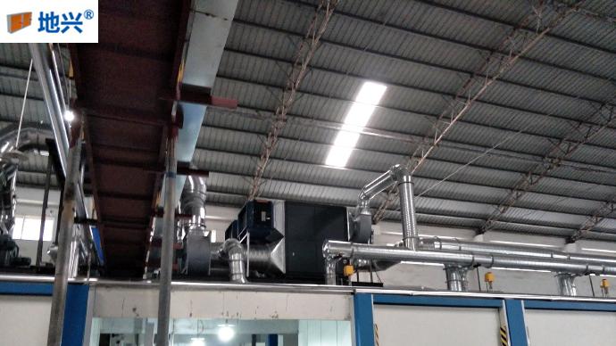 中低温热管在装饰面板生产线上的节能