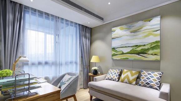 115平米的三居室，软装布置过分漂亮，开放式的设计更宽敞明亮