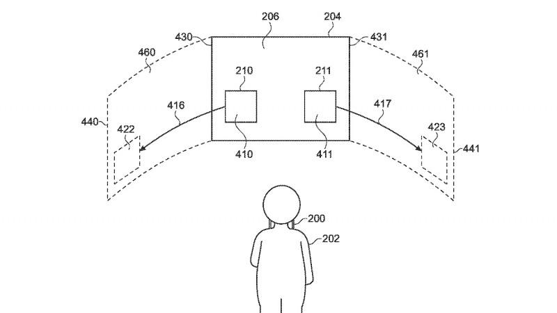 苹果VR版AirPlay专利，可无缝获取Mac投屏或扩展屏显示