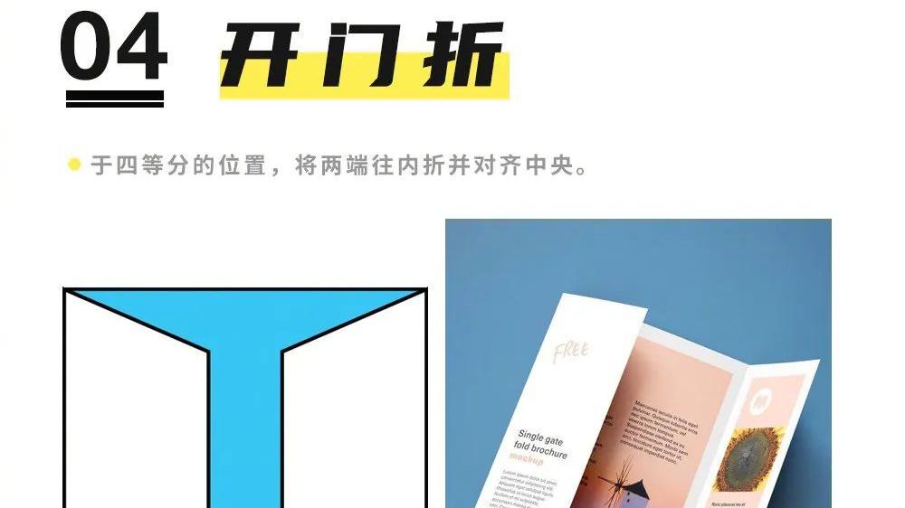 折页设计的常见折法！