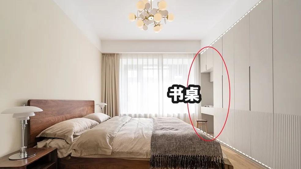 衣柜里挤一挤，卧室也能当书房用，这些组合方式，办公梳妆都够了