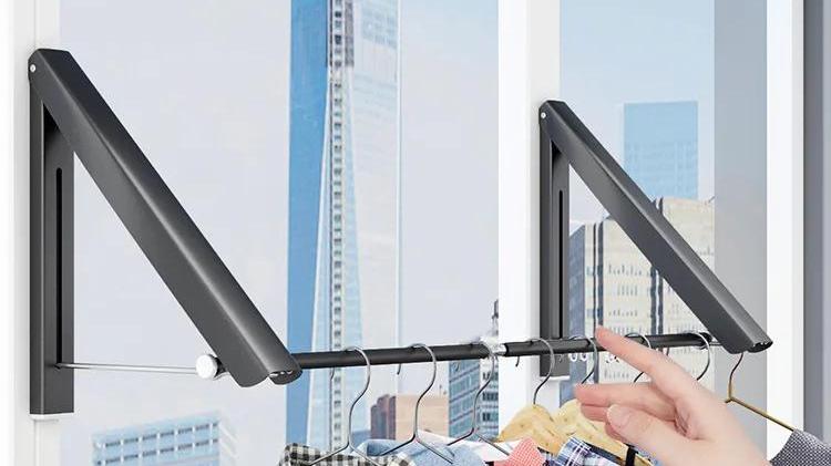 去邻居家发现一户人家阳台晾衣，设计太高级了，整洁美观，太机智