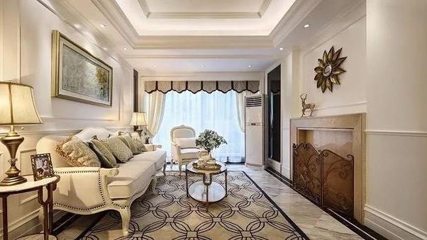 110平方米的简欧设计，朋友说像样板房，效果超美，实用上档次