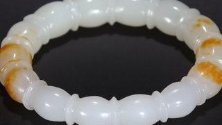 翡翠|回流-和田玉籽料节节高升手镯