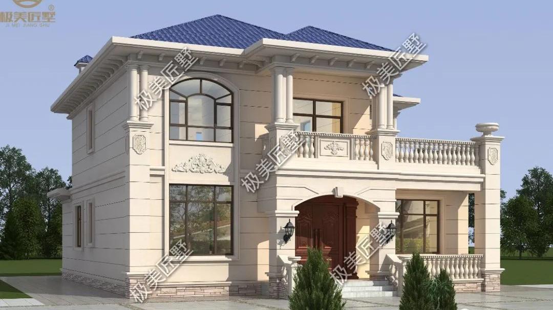 小户型有大格局，10.3X11.5米30万建二层精美欧式，快来带回家