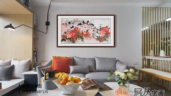 客厅墙上挂什么画？想提升整个家的格调，请参照这些