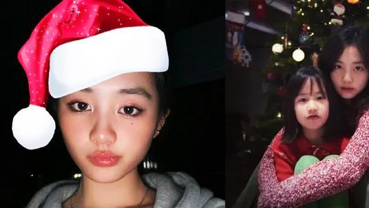 黄磊|黄磊女儿圣诞妆容再引争议，浓妆示人被批太过早熟