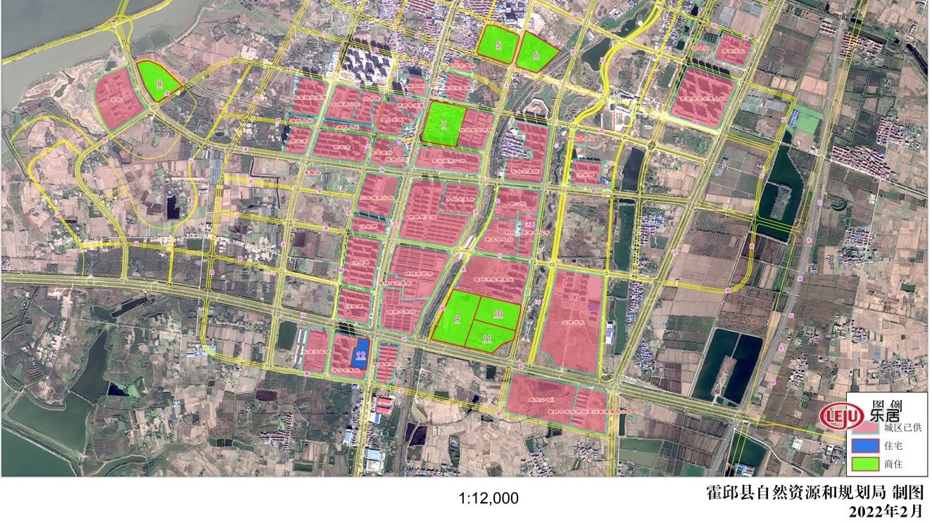 霍邱|12宗1396亩！2022年霍邱县城区供地计划发布