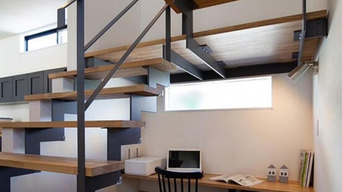 以后我家也要这么设计！楼梯下6种书房装法，占不到1㎡却很实用