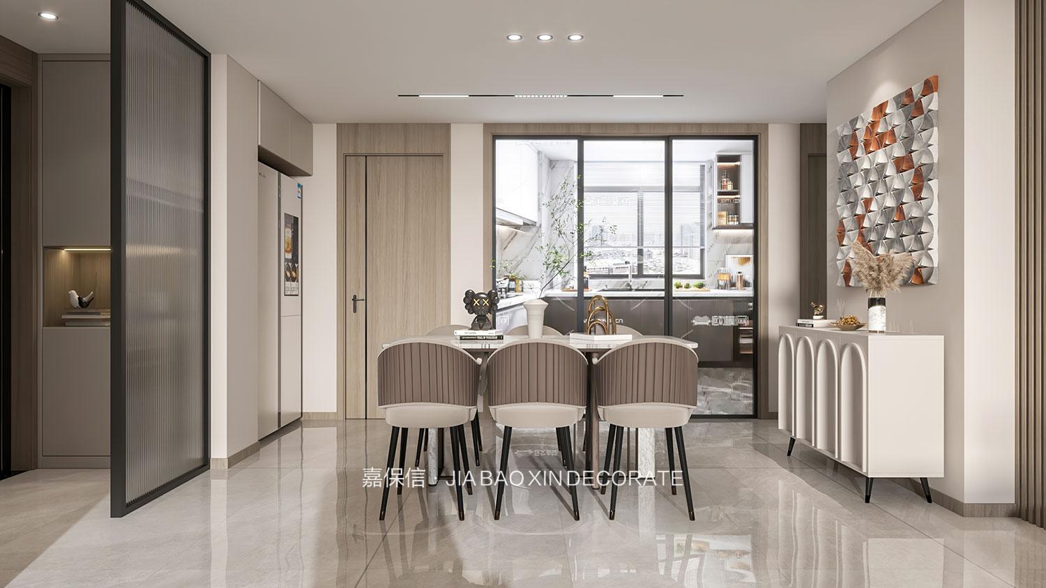 嘉保信不好？丨峰山怡景130㎡现代风装修案例