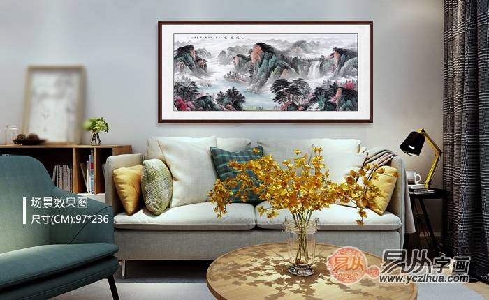 客厅挂什么画？家居装饰山水画 精妙绝伦堪称经典