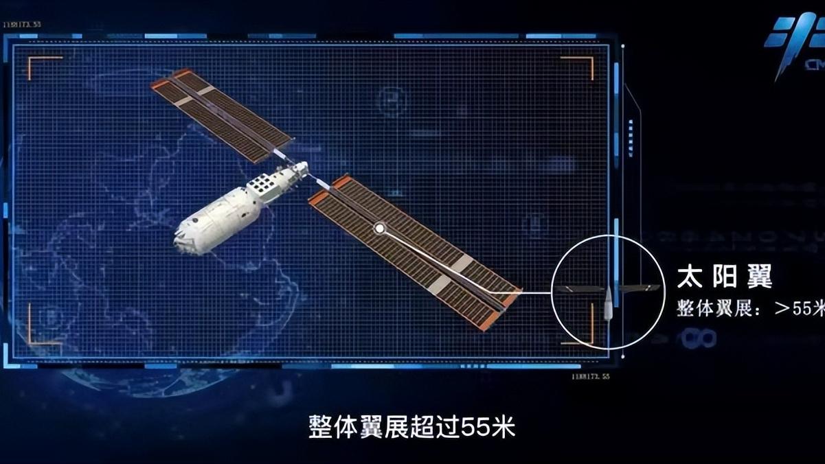“土”字闪耀太空，问天实验舱太阳翼好大！日本人拍到我国空间站