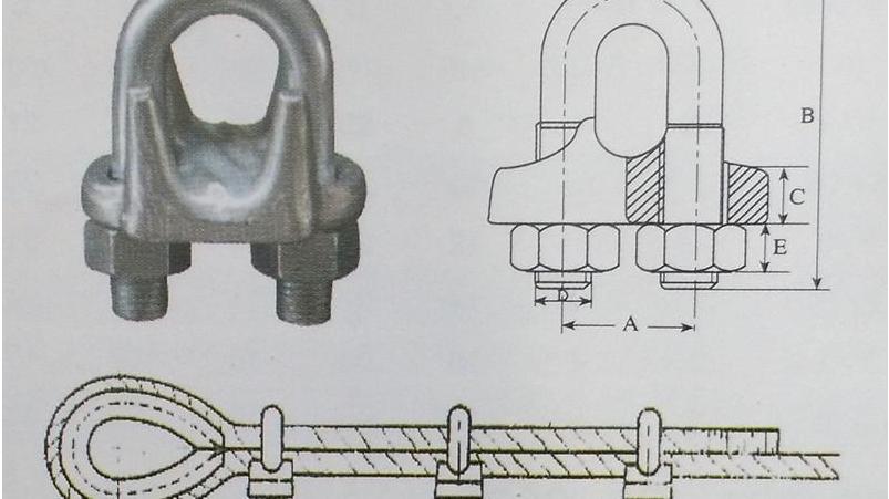 关于钢丝绳绳夹数量、间距和方向的规范要求，必须收藏！