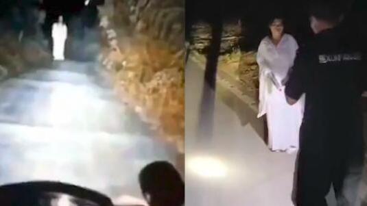为躲防疫，半夜扮鬼！海南一女子披头散发穿白衣吓坏了过路司机