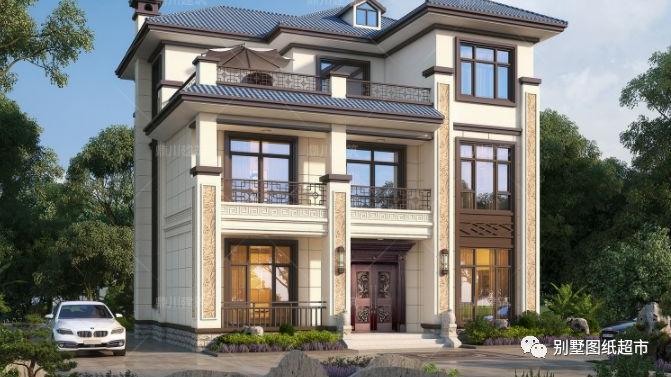 看一眼就喜欢的5款新中式三层别墅，回村建一栋，爸妈乐开花