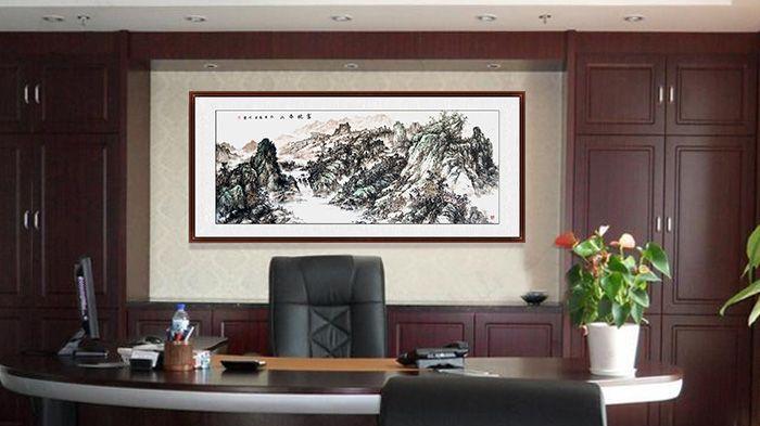 招聘|办公室挂画 办公室怎么装饰更高档 山水画大气又吉祥