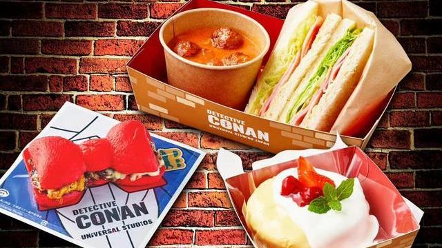 名侦探柯南|USJ名侦探柯南联动食品和周边公开，蝴蝶结三明治&波洛午餐盒来了