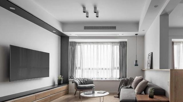 99平日式三居室，影黑参与的简约家居会显得冷静而克制