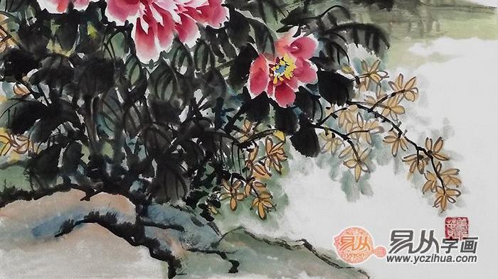 玄关可以挂牡丹么 这样选满屋富贵吉祥少不了