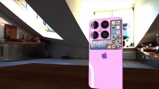 iPhone15ProMax概念机：副屏将四筒镜头都包裹了，苹果又放大招？