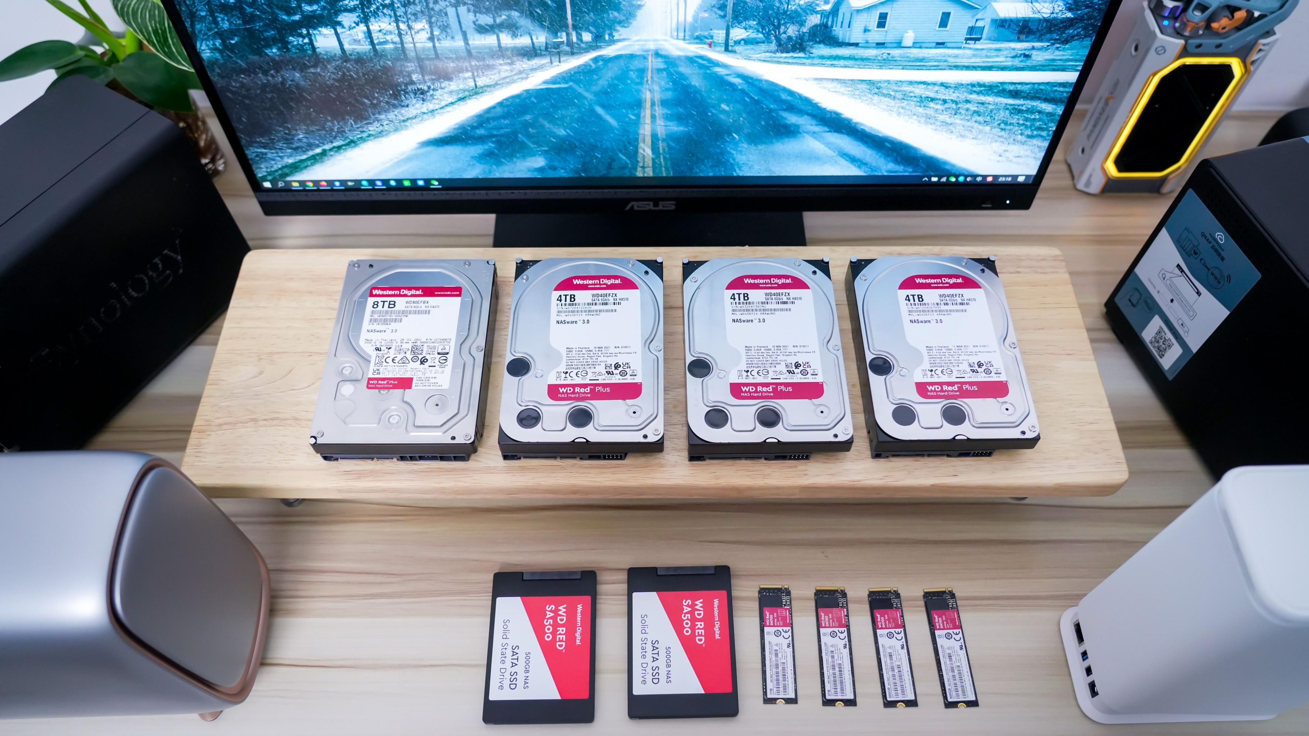 显卡|西部数据红盘Plus｜高性能 稳定可靠的NAS硬盘之选