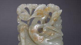 和田玉籽料|清代-和田玉籽料一品清廉玉牌