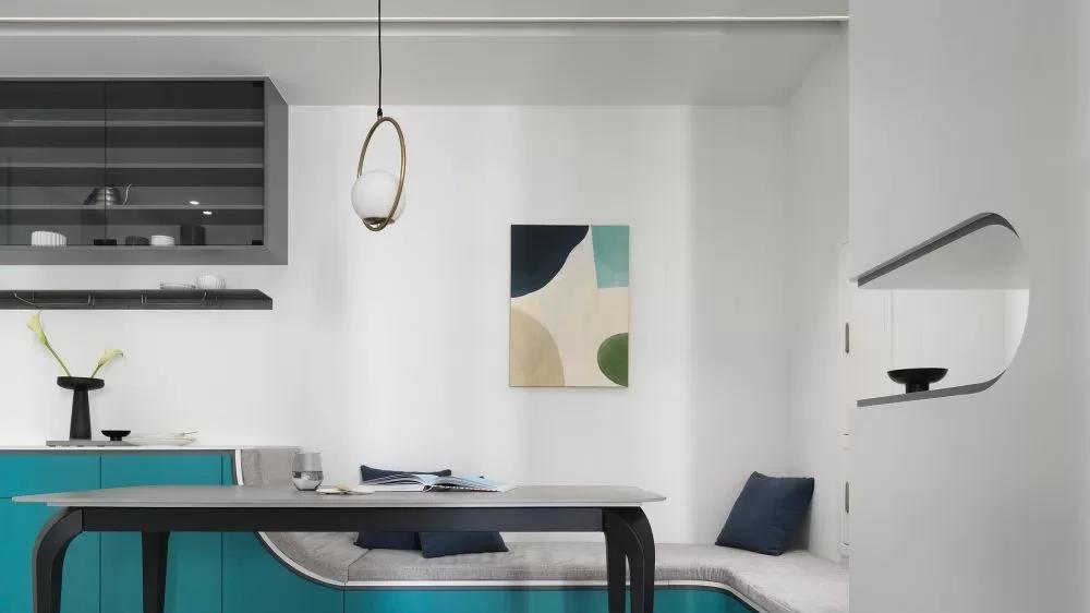 卡座沙发取代餐椅，机能更翻倍！小宅餐厅必瞧