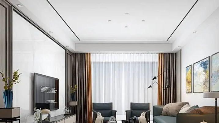 100平的婚房，一眼就被迷住，全屋素雅大气，卧室很有情调