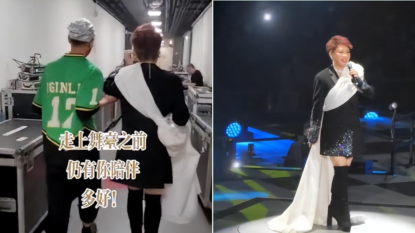 江华|60岁江华大秀恩爱！紧挽老婆手臂贴耳热聊，热情环抱汪明荃感情好