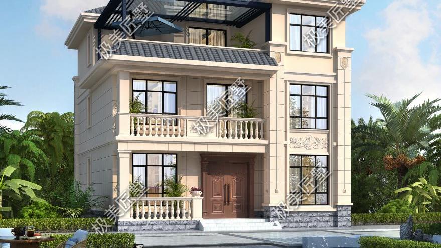 开间11米建别墅，外观精致又实用，喜欢赶快收藏吧