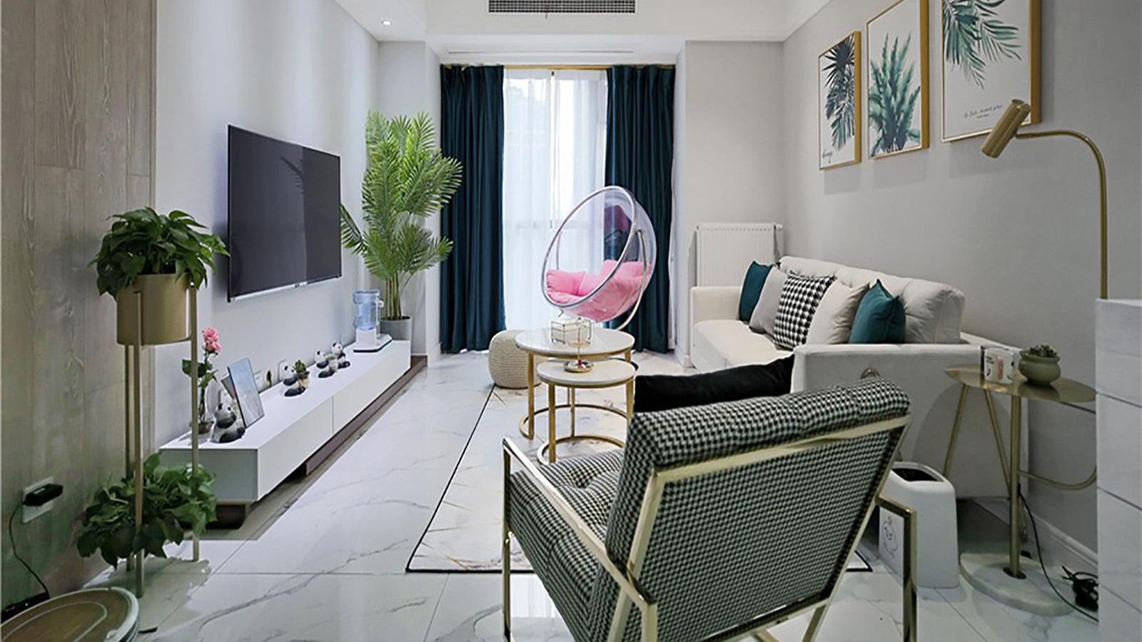 看遍各种风格，才发现这套96平轻奢和北欧结合的才是我的真爱