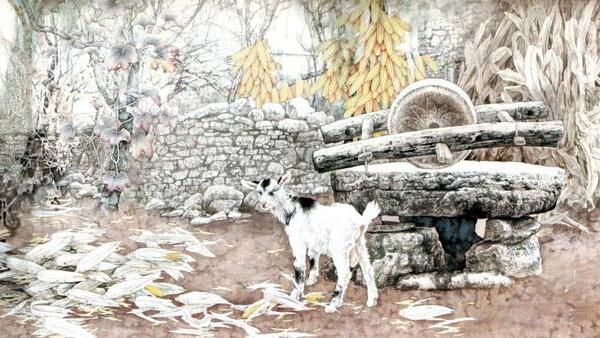 沂蒙山|“沂蒙山花”映天红——何乃磊的沂蒙风情画