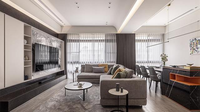 她家的户型改造真的绝：130㎡，轻松拥有“大横厅”和超多储物设计