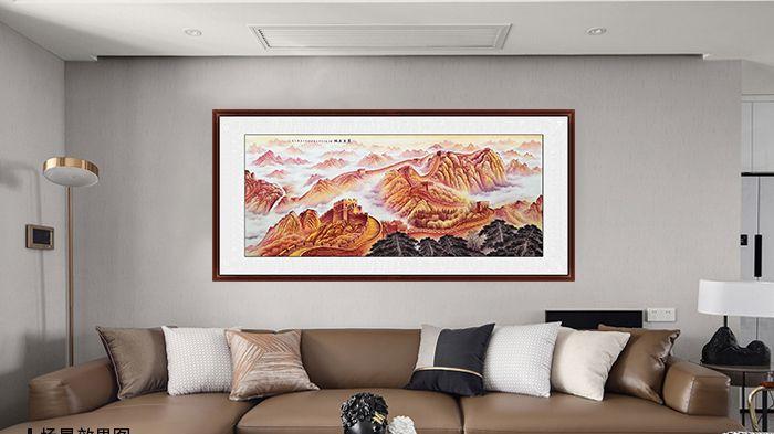 白墙客厅挂什么画好？这样选，让居家生活更加惬意