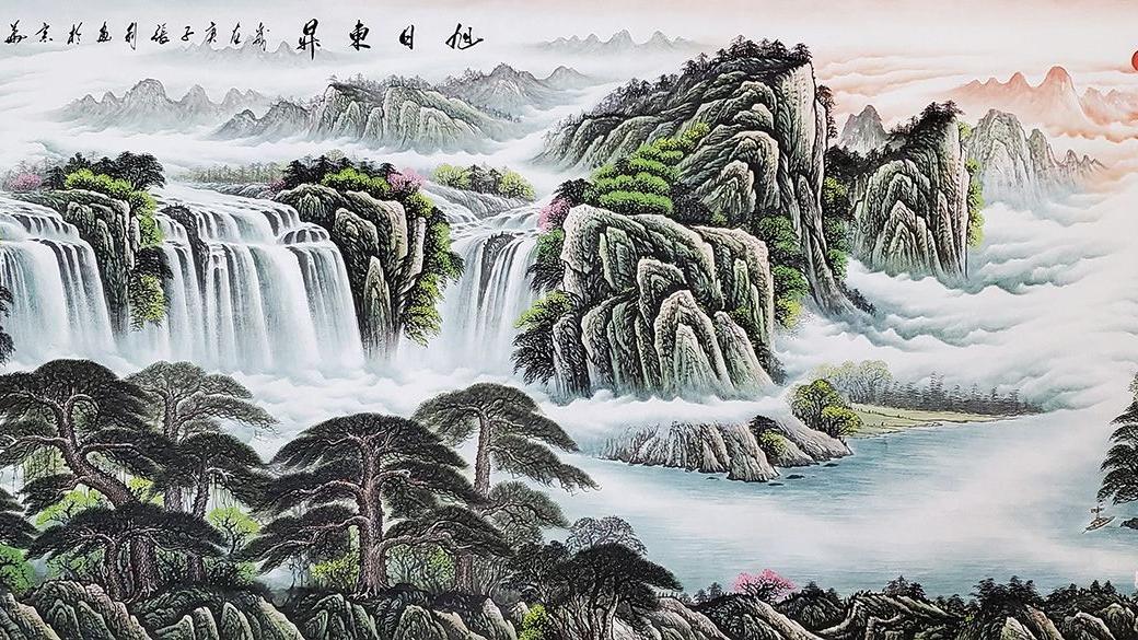 墙壁挂画 品位山水打造艺术家居