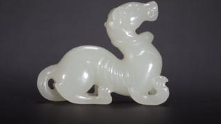 |旧藏-和田玉旺财雕件