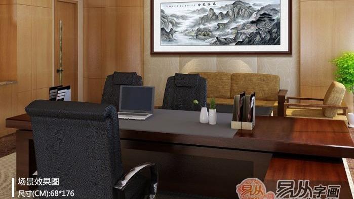 山水画|办公室装饰 挂山水国画 注入生机与活力