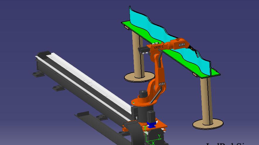 DELMIA软件：机器人与行走轴联动实现长焊缝弧焊焊接虚拟仿真
