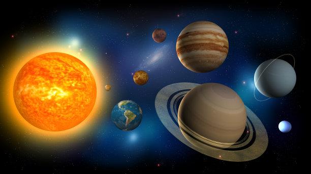 太阳系由三颗巨大的行星组成？