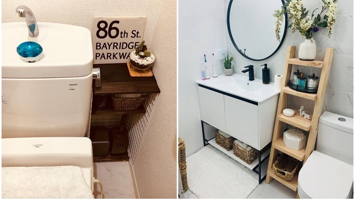 若来一次，我一定坚持马桶旁做这3个收纳术，侧面装窄柜作辅助收纳