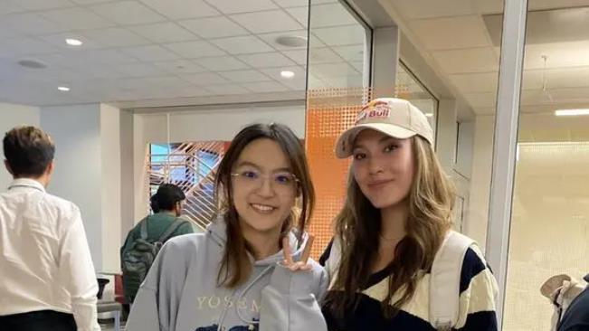 谷爱凌|上大学谈美国男友？谷爱凌被拍与帅哥单独约会，中美混血有魅力