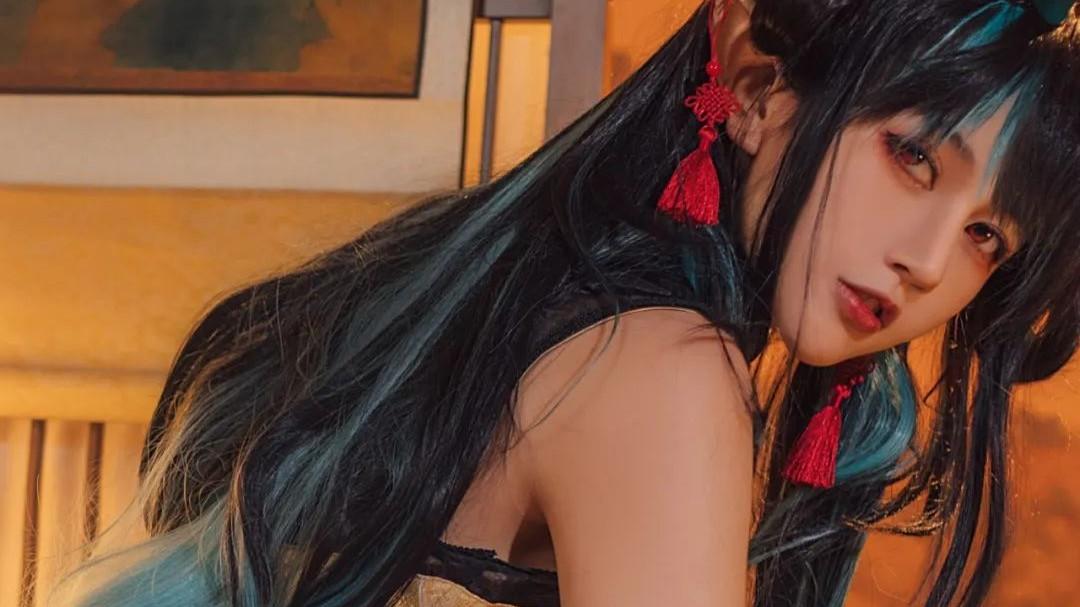 明日方舟|cos：明日方舟夕新春cos正片@莉莉西