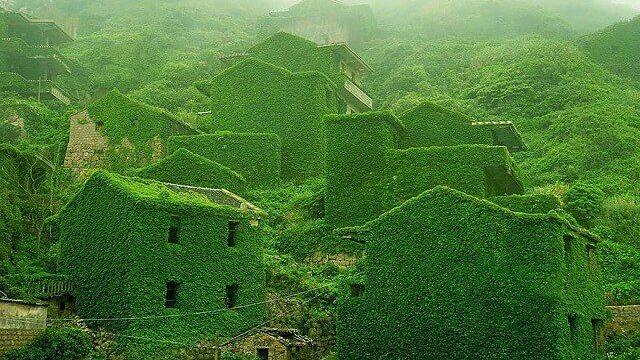 游乐场|被大自然吞噬的废弃中国渔村，真正的无人村，喜欢的去那边探险