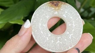 |回流  和田玉螭龙纹玉璧