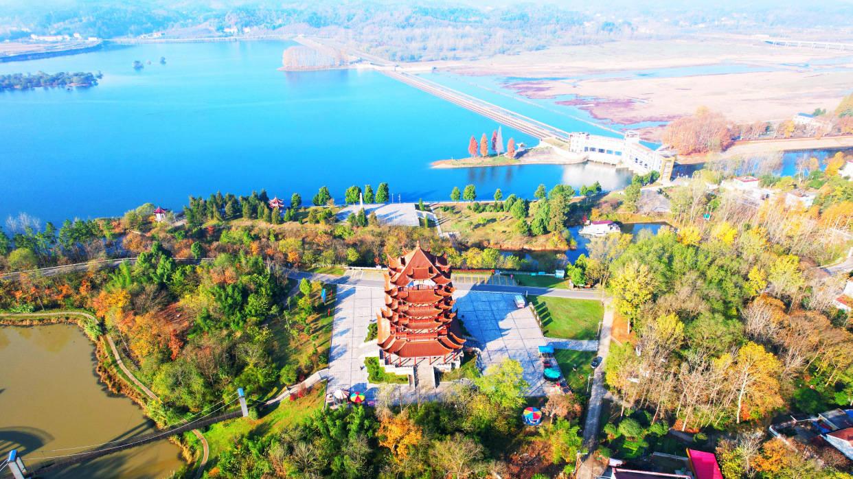 六安|安徽六安藏着一个缤纷的秋天，水利枢纽，风景如画，还不收门票
