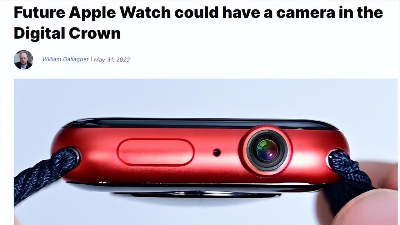 苹果|AppleWatch也要装上摄像头？苹果新专利曝光