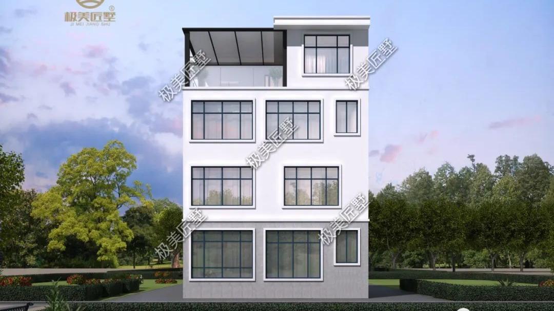 开间8米多两侧不开窗，教你这样设计，现代风大气又时尚！