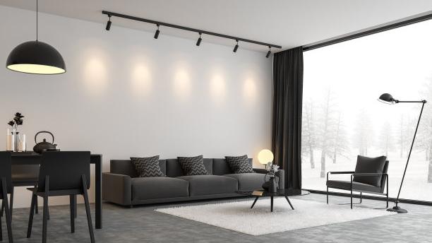 个极简主义风格，一张沙发，就足以营造出一个高级的空间！